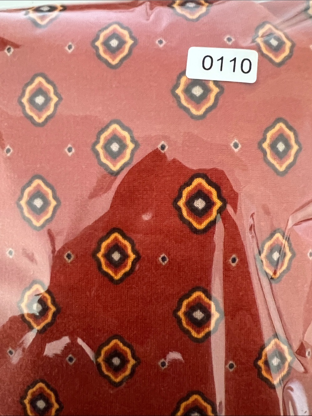 Liz Claiborne Orange Geometric Maxi Dress XXL With Pockets - Picture 8 of 8